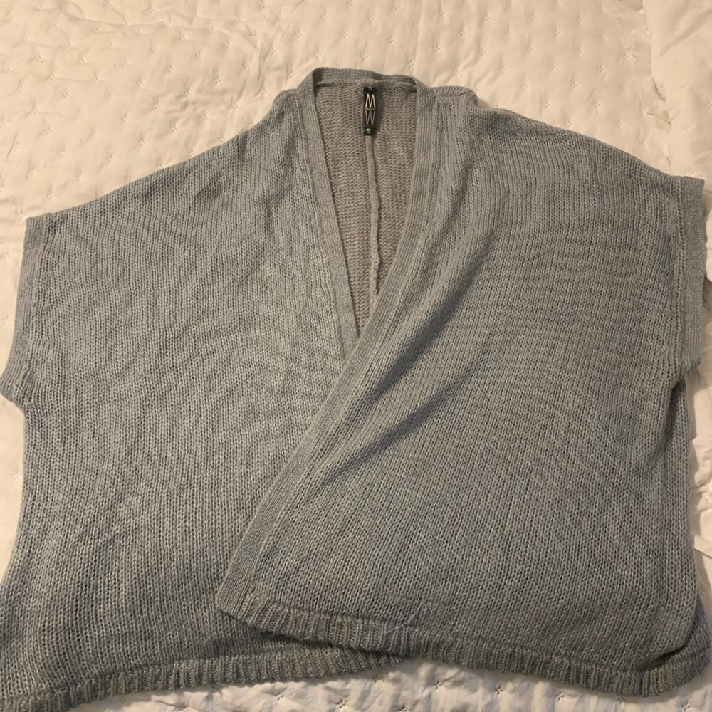 Marla Wynne draped short sleeve cardigan